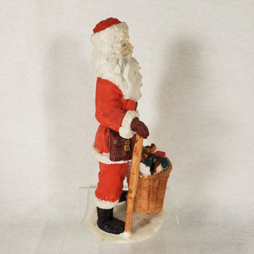 Vintage Christmas‎ Mornin' Santa Claus Figurine Made In Taiwan 5.5